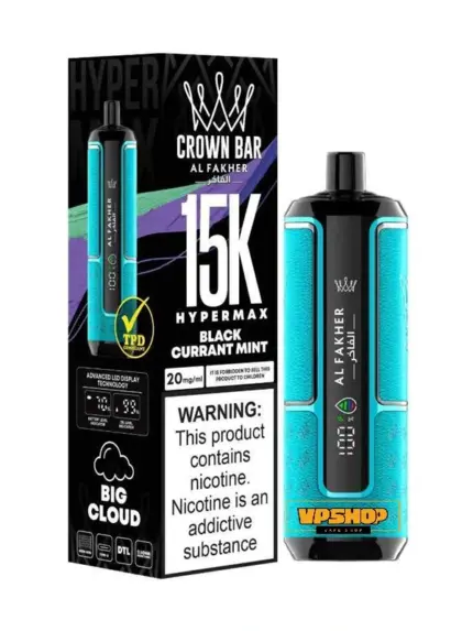 Al Fakher Crown Bar 15000 Puffs hypermax Disposable Vape