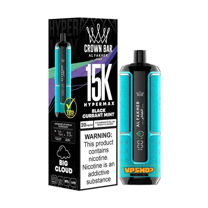 Al Fakher Crown Bar 15000 Puffs hypermax Disposable Vape