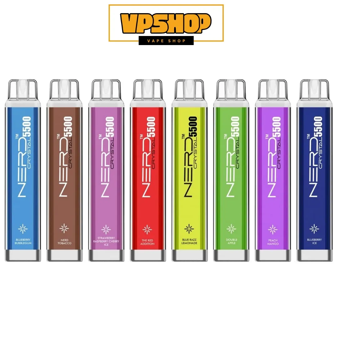 NERD-CRYSTAL-5500-PUFFS-PRICE-IN-DUBAI Nerd Crystal 5500 Puffs 20mg Disposable Vape