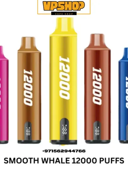 Smooth Whale 12000 Puffs Disposable Vape in Dubai UAE